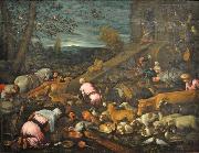 Jacopo Bassano Entry into the Ark painting